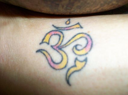 Om Symbol Pic Tattoo